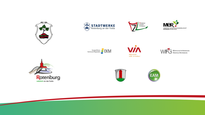 Übersicht der Beteiligungen 2019 der Stadt Rotenburg an der Fulda anhand der jeweiligen Logodateien