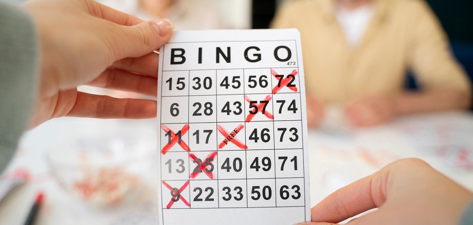 Eine Bingokarte.