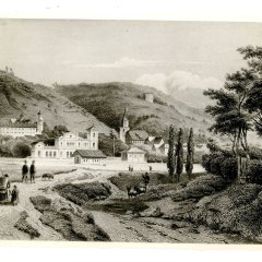 Blick auf Bahnhof 1850