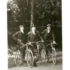 Radfahrer um 1910